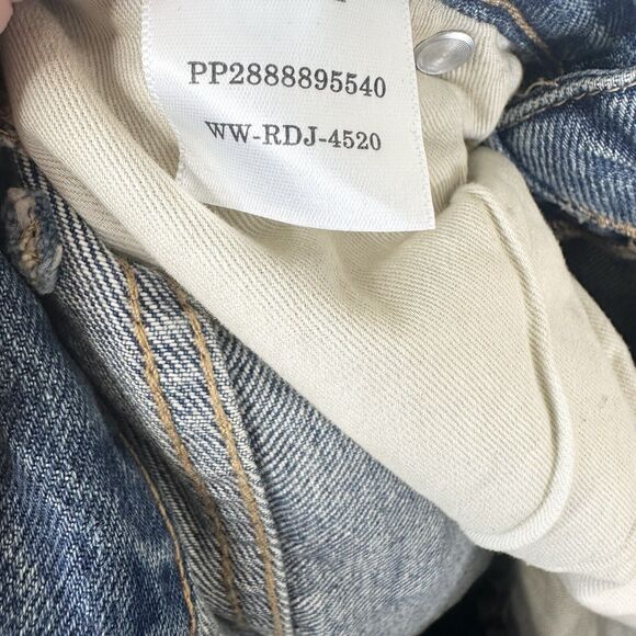 Everlane The 90s Cheeky Ankle Blue Jeans 25 Denim Button Fly Organic Cotton - Picture 9 of 10